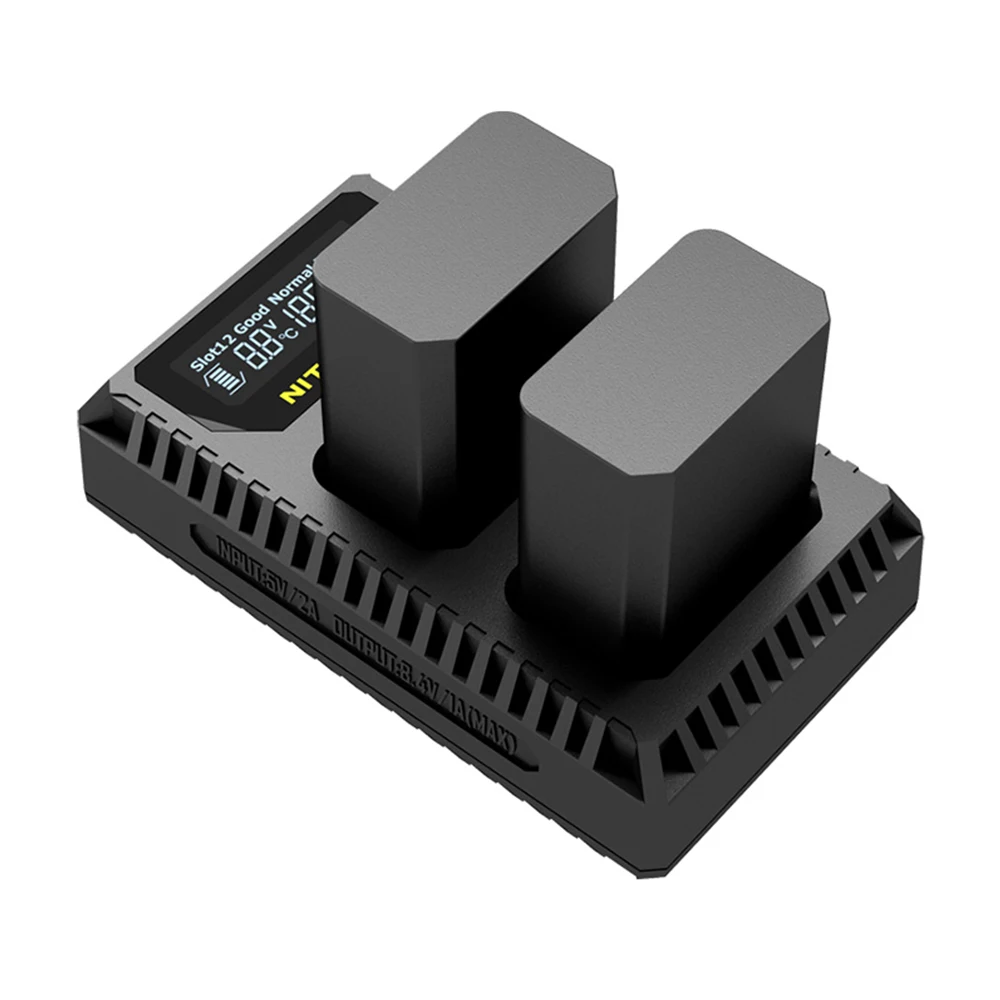 Nitecore USN1 цифровой двойной слот зарядное устройство для камеры Sony NP FW50 батарея a5000