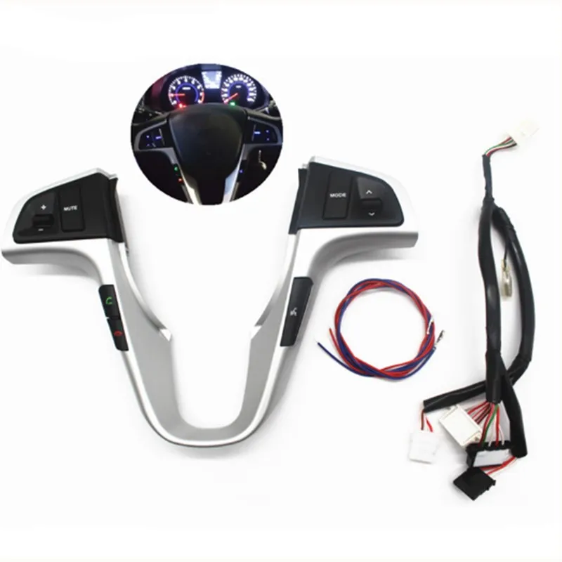1 шт. многофункциональные кнопки управления аудио на рулевое колесо для Hyundai VERNA