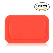 10 шт. 6,4*5,5 см 4,4 см* 3,3 см гидрогелевый коврик заменяет для умной тренировки мышц живота гелевый лист прозрачные гелевые прокладки наклейки