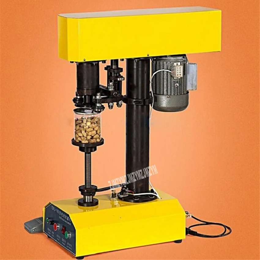 TDFJ160PETNew Electric Can Sealing Machine Desk top Automatic Drink