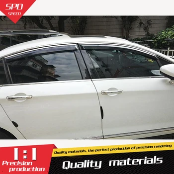 

For C 5 Plastic Window Visor Vent Shades Sun Rain Deflector Guard For C 5 Auto Accessories 4PCS/SET 2011-2015