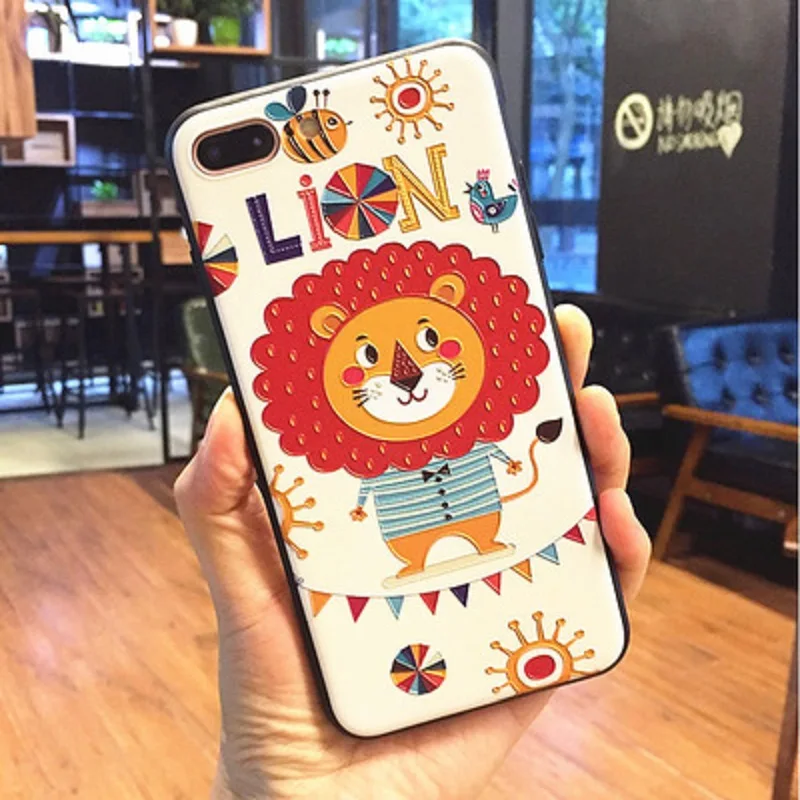 Cute 3D Emboss Cartoon Patterned Phone Case For vivo V15 Pro V11 For VIVO Z1 Z3 Cases Soft Silicone Case Cover
