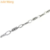 Julie Wang 1 Meter 1Lot Antique Silver Style Tone Zinc Alloy Jewelry Making Necklace Chain 10*5mm Handmade Crafts 30132 ► Photo 3/6