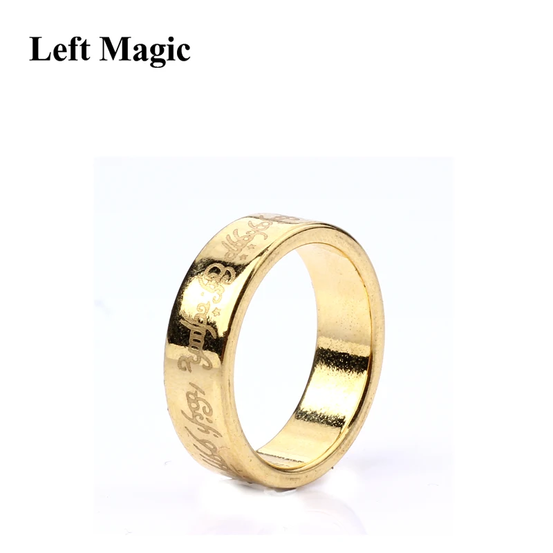 1 шт. Золотое PK кольцо с надписью магические трюки магнитное кольцо 18 мм/19 мм/20 мм Золотое сильное магнитное магическое Кольцо Магнит палец магия