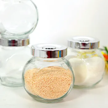 

4Psc Kitchen Cruet Spice Salt Pepper Shakers Can Barbecue Seasoning Bottle Multifunction Seasoning Jar Glass Bottles