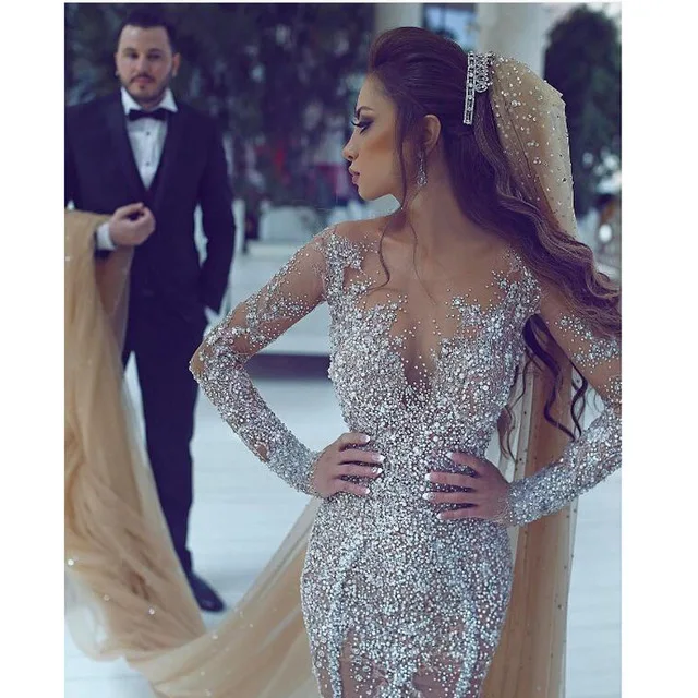 Saudi-Arabia-Formal-Dresses-2017-Champagne-Beaded-A-Line-Dress-Vestido-De-Festa-Formal-Dress-Gown (3)