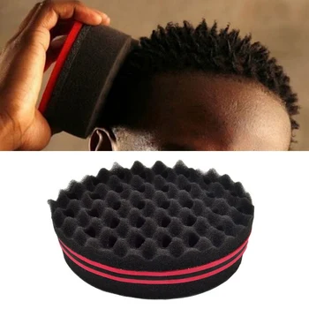 

Styling Double Wave Magic Hair Twist Sponge Dreads Twisting Locks Dreadlocks Curl Brush Sponge