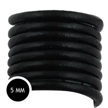 

Best sale 25yard/roll black braided leather bolo cord