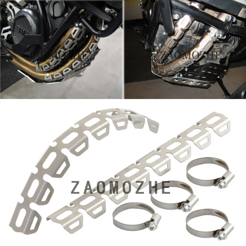 

Motorcycle Front Manifolds Exhaust Shield Protector Cover Heat Protection For BMW F800GS F650GS F700GS F800GT R1200GS ADV LC