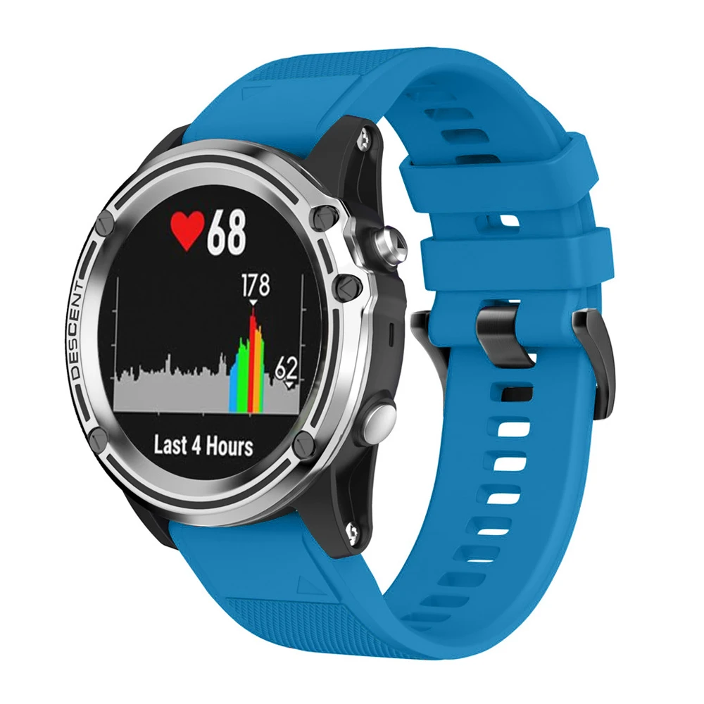 Замена smart watch ремешок 22 мм для Garmin Fenix 5/5 Plus силиконовые для фитнеса сменный Браслет для часов Ремешок с инструмент