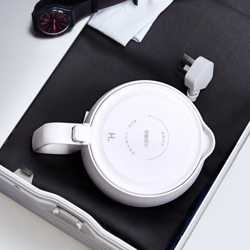 Xiaomi Mijia Foldable electric kettle with stainless steel Chassis Mini portable Safety Silica gel