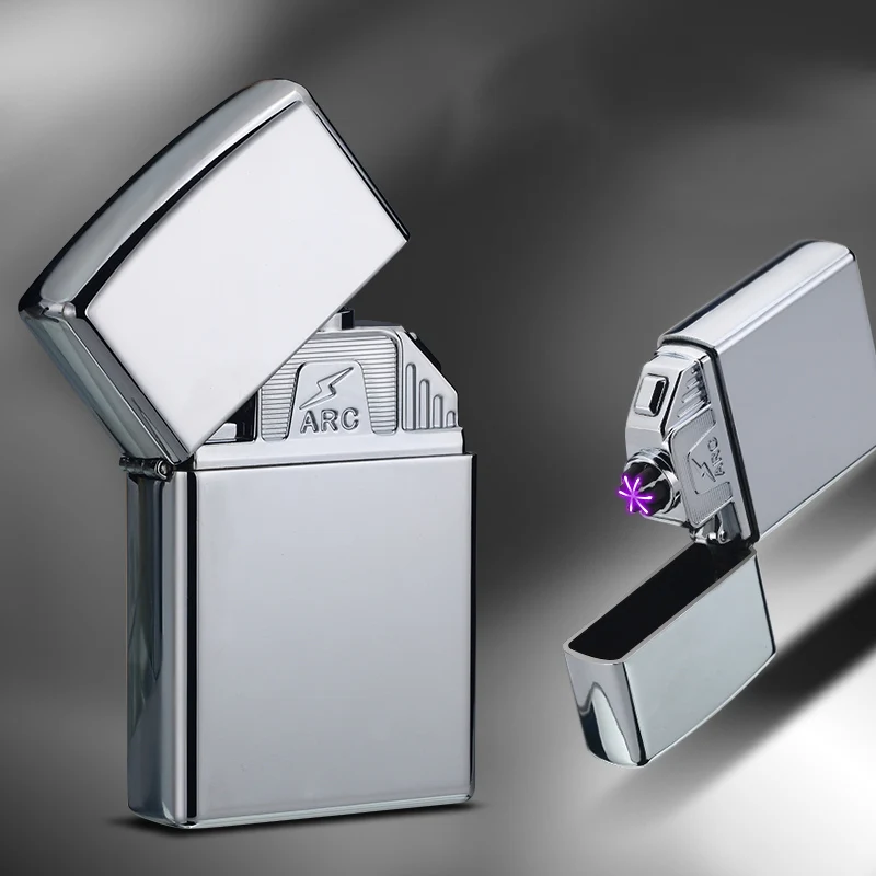 Lightning Three Arc Plasma Cigar Torch Lighter Pulse Pipe Cigarette USB Charging Electronic Eternity Lighters | Дом и сад