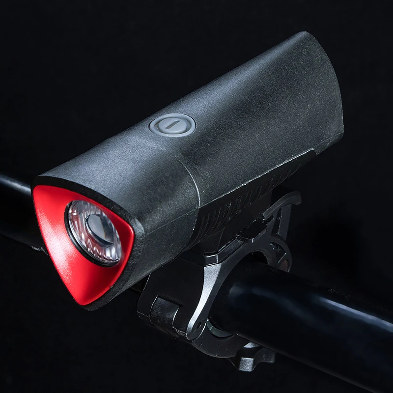 Rechargeable Bicycle Headlight Mountain Bike Riding Equipment Torch USB Accessories Super Bright Clip Practical