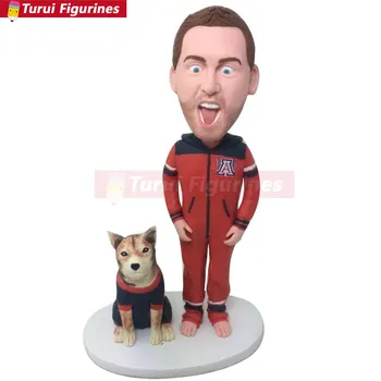 

Funny Boyfriend Gift baseball Custom Bobble Head Personalized Husband Boyfriend Christmas Gift Birthday Cake Topper Funn