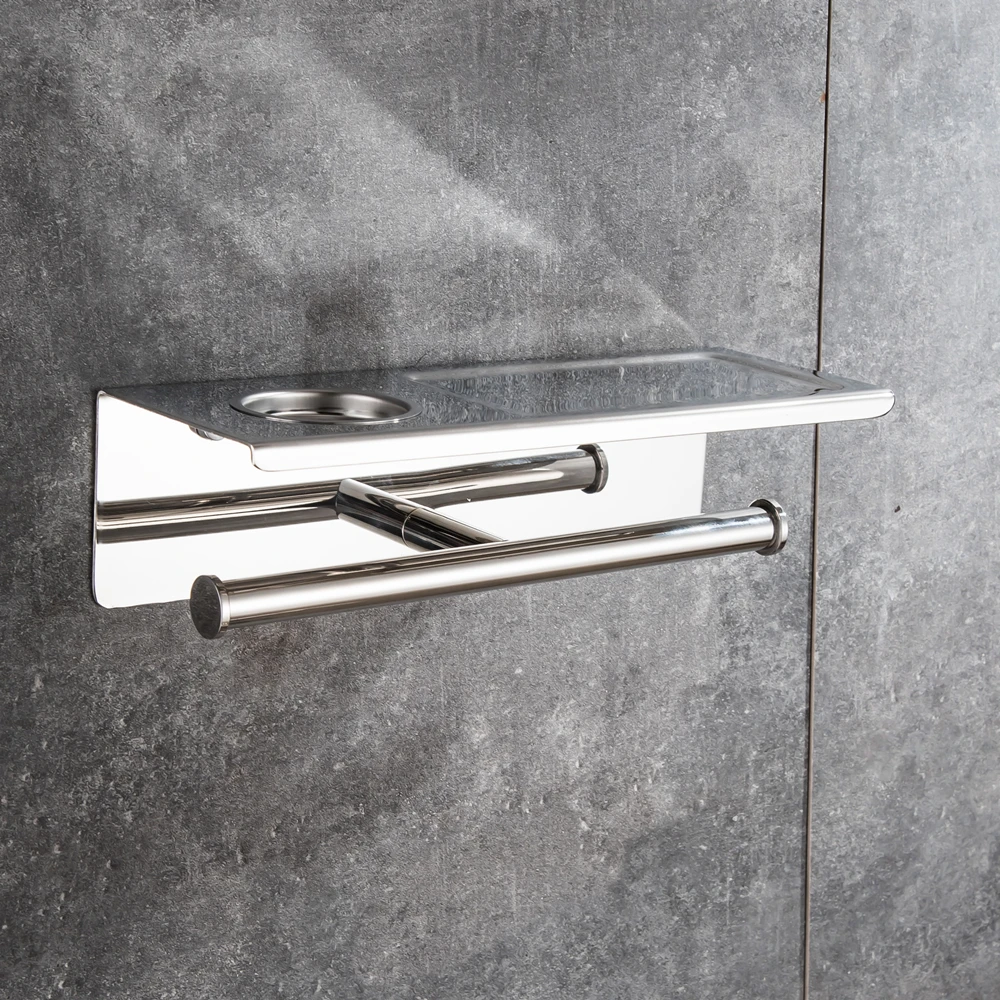 Stainless Steel Bathroom Shelf Luxury Cosmetic Storage Bathroom Shelf Holder Bathroom Accessories Best Price Mci16