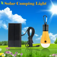 Солнечный кемпинг подвесной светодиодный лампы светильник тент для рыболовства Фонари Открытый солнечной энергии лампы
