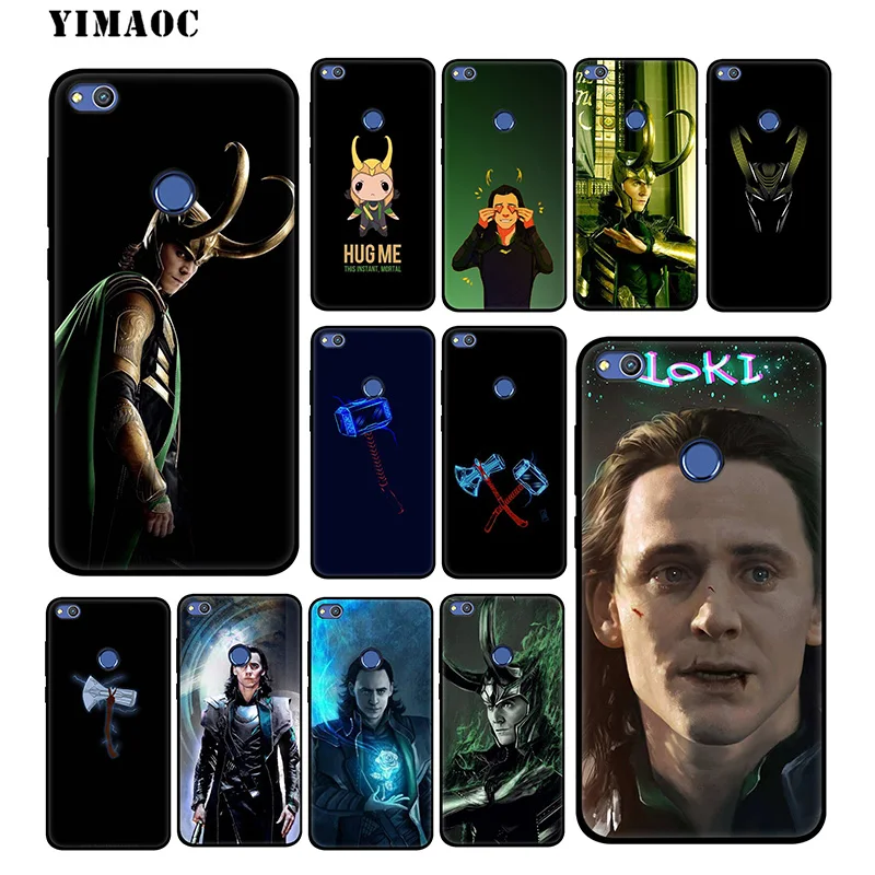 YIMAOC герой Marvel Loki мягкий чехол для huawei mate 20 10 P30 P20 Pro P10 P9 P Smart Z 2019 &amp Nova 3 3i Lite |