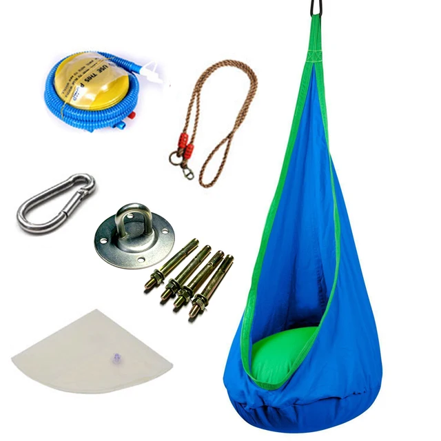 Children Indoor & Outdoor Pod Swing Chair Hanging Seat Autism Therapy