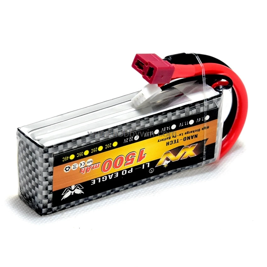 11 1 V/3S 1500mAh 30C литий полимерный аккумулятор T образный разъем для вертолета FPV дрона
