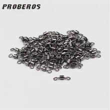 20Pcs Ball Bearing Swivel Solid Rings Fishing float Connector 8 word Ring Floating Seat For Ice