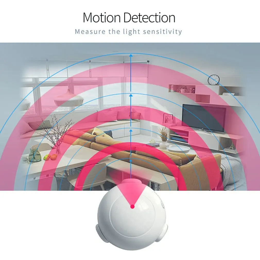 NAS-PD01Z Z-WAVE Plus PIR Motion Sensor Smart Detector Home Automation Sensitivity Alarm System Wireless Notification