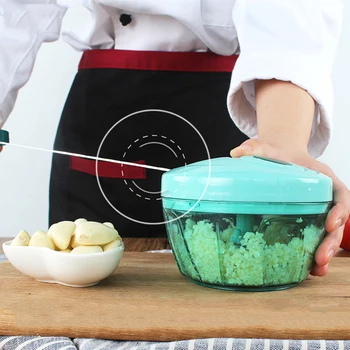 

Brand new Hand-pull Garlic Press Cutter ABS Stainless Steel Vegetable Slicer Fruit Tools Kitchen Accessory