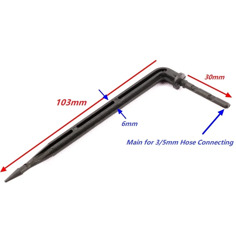 30/40/50 шт. 3/5 мм гибкий шланг для капельного излучатели для полива и орошения гнутся капельница стрелка горшечные растения микроорошение Системы ирригатор для полости рта воды Ирригатор