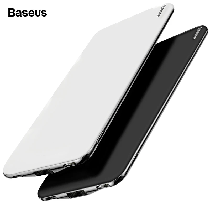 Baseus الترا سليم 10000 mAh قوة البنك ل فون شياو mi mi USB نوع C سريع 10000 mAh تجدد Powerbank بطارية محمولة خارجية شاحن