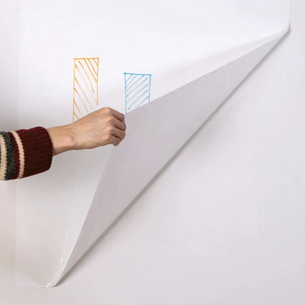 magic whiteboard vinyl wall stickers static cling great for quick