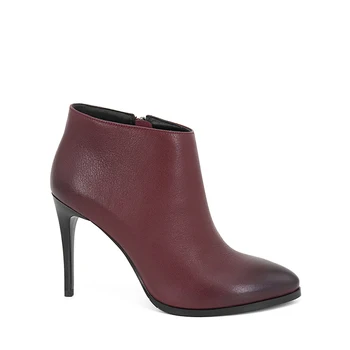 

SOPHITINA Classic Ankle Boots Fashion High Heel Elegant Pointed Toe Warm Winter Boots Genuine Leather Sexy Party Lady Shoes BA31