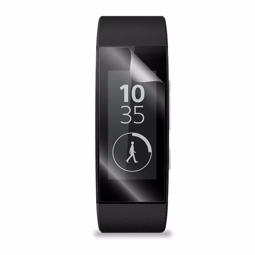 

3x Clear LCD Screen Protector Guard Cover Anti-Scratch Shield Protect Film Skin for SmartBand Sony Talk SWR30 Accessories