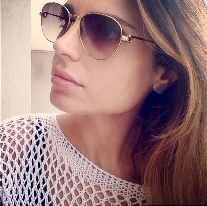 

JackJad New Fashion Women Aviation Style Gradient Sunglasses Eyewear Frame Brand Design Sun Glasses Oculos De Sol Feminino 97515