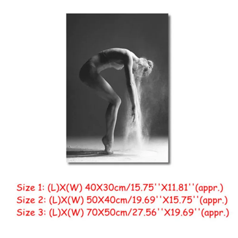 

Canvas Dancing Girl Modern Home Wall Decor Oil Painting Picture Print Unframed