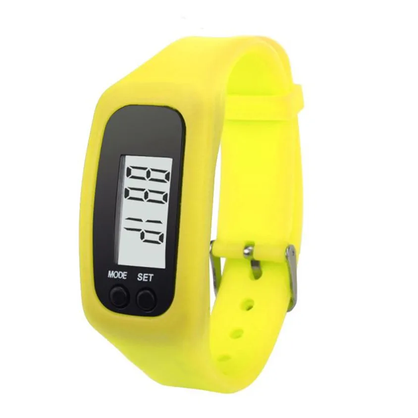 women watch 2018 lady Digital LCD Pedometer Run Step Walking Distance