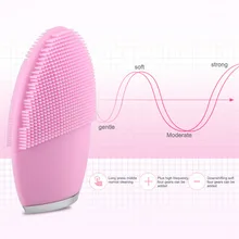 Ультразвуковая электрическая Очищающая щетка для лица, вибрационное очищающее средство для удаления черных точек, силиконовое очищающее средство для лица CD88