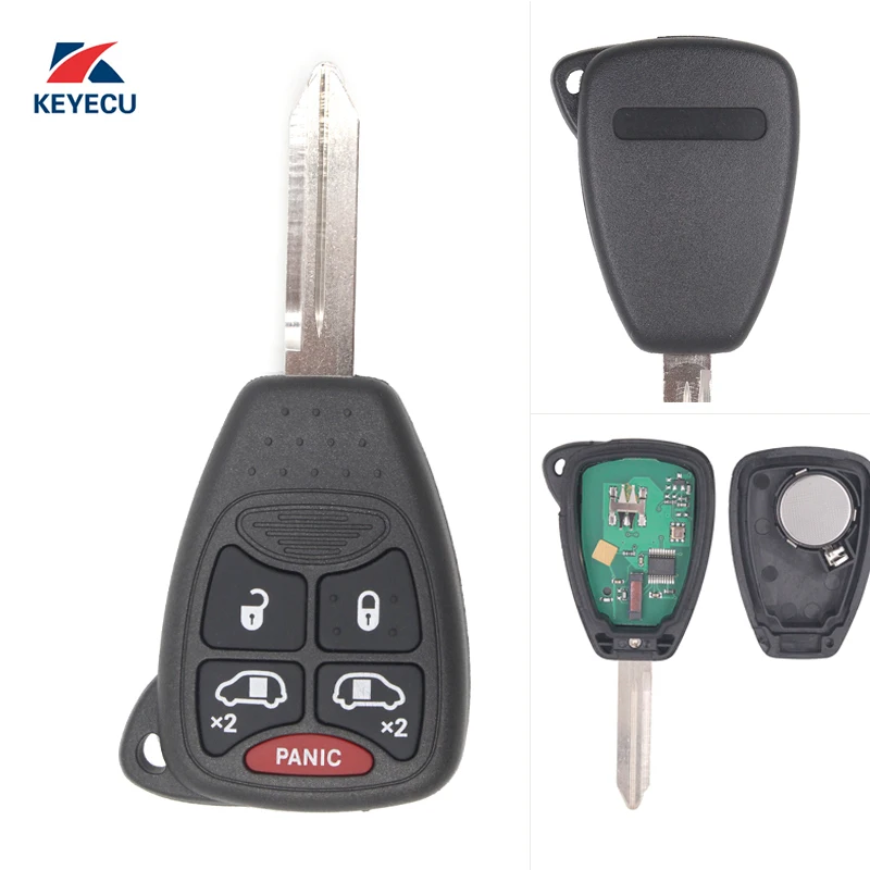 

KEYECU Replacement Remote Car Key Fob 315MHz ID46 5B for Chrysler PT Cruiser Sebring Liberty 2008-2010 FCC ID: M3N5WY72XX