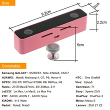 Pink Housing virtual video Micro usb Camera Dual lens HD Virtual Reality 3D VR Camera recording for XIAOMI OPPO Huawei phone
