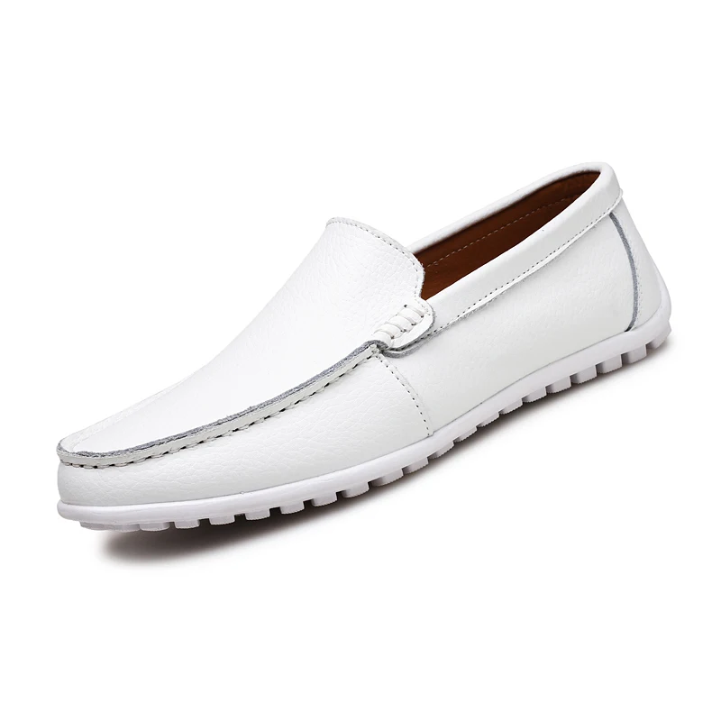 

Leather Peas Shoes Summer Men's Casual Shoes Tide Shoes Lazy Small White Trend Shoes