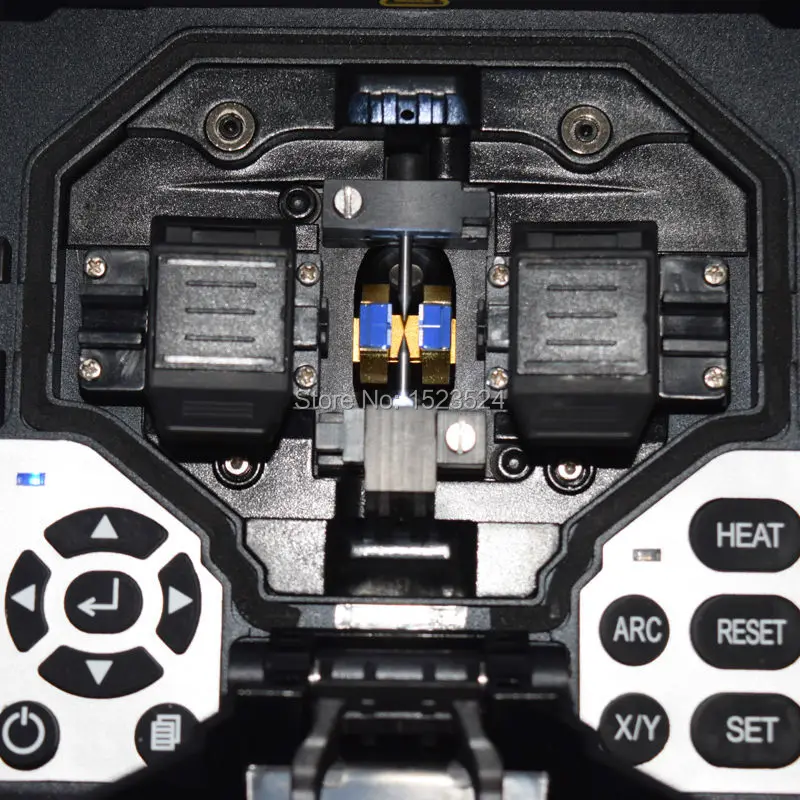 Automático da Fusão da Máquina de Emenda da Fibra Ótica de Ftth da Multi-língua Splicer X-97 7 Equipamentos de fibra óptica
