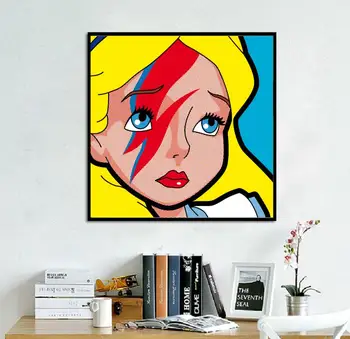 

Wall picture hand painted pop art oil painting on canvas graffiti street art good for bedroom decoration