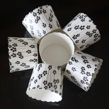 100 шт дизайн розовый одноразовый Бумажный торт бумажная чашка формы для выпечки кексов День рождения Свадебные украшения