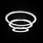 Acrylic Three Rings Modern LED Pendant Light Lamp For Living Room,Lustres E Pendentes De Sala