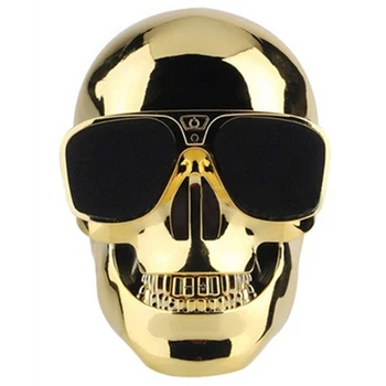 

JRGK Portable Bluetooth Speaker Wireless Sunglass Skull Shape Speaker Mobile Subwoofer Multipurpose Portable Speaker Cool