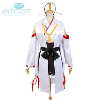 

Kantai Collection KanColle Japanese Battleship Kongo Uniform Top Skirt Ties Anime Halloween Cosplay Costumes For Women Custom