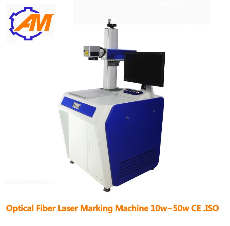 Desktop 20W fiber laser marking machine for jewelry rings silver metal cheap