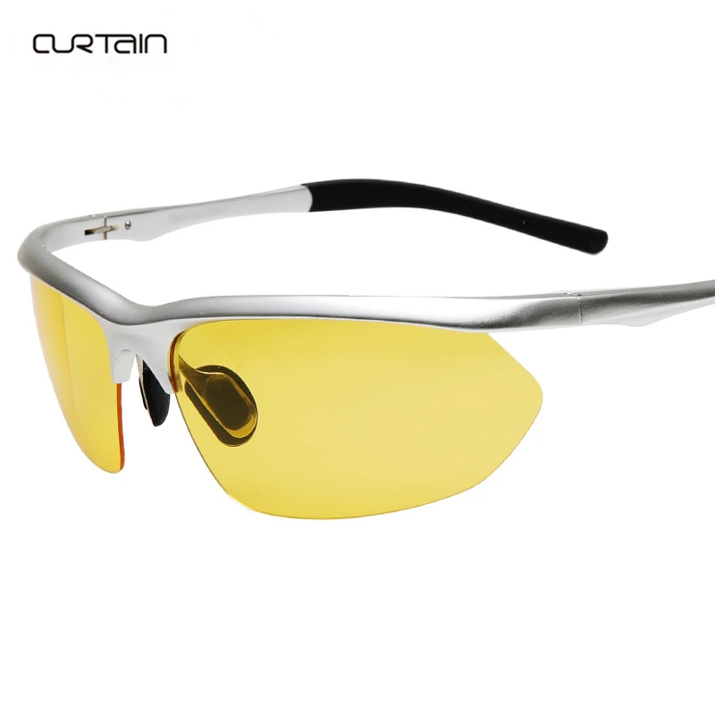 Модные очки из алюминиево-магниевого сплава, сплав HD поляризованные солнцезащитные очки против УФ очки для ночного вождения ночного видения защитные очки для занятий спортом на улице