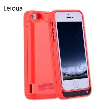 

Leioua 4200mAh Rechargeable Ultra Slim Battery Case For Iphone 5 5c 5s Se Power Bank Case Pack Charging Case Cover Charging Case