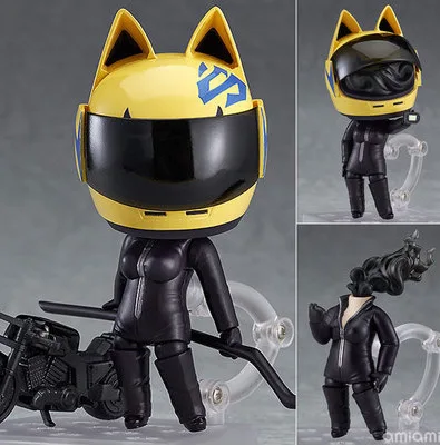 Nendoroid 513 Durarara 3way противостояние Q Celty Sturluson лицо ПВХ фигурка Коллекционная модель игрушки 10 см KT2397 - Цвет: A