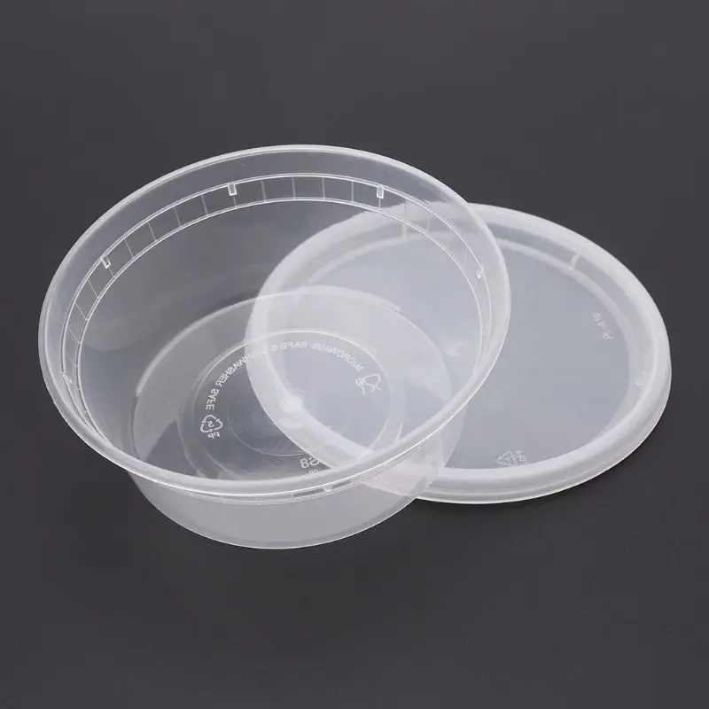 

250ml Round Storage Container Organizer Box for Foam Slime Mud Clay DIY Craft with Lid