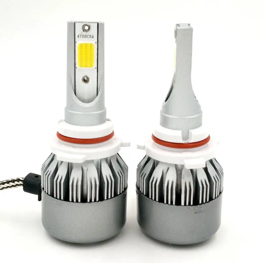 Горячая Распродажа 72 Вт 9005 7600LM светодио дный LED 360 градусов фар Conversion Kit автомобиль луч лампы дальнего К 6000 К Прямая
